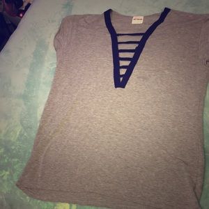 Grey t-shirt dress